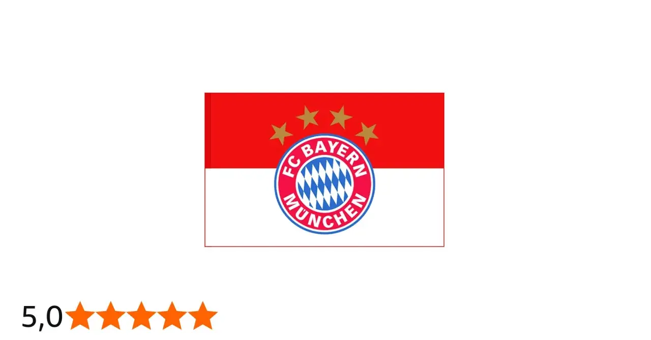 Herb Bayernu Monachium z gwiazdkami i charakterystycznym logo.